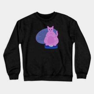 Chubby Cat Crewneck Sweatshirt
